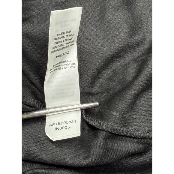 Adrianna Papell Dress Womens 6 Petite Black Sequin Halter Gown Evening Beaded - Picture 12 of 15